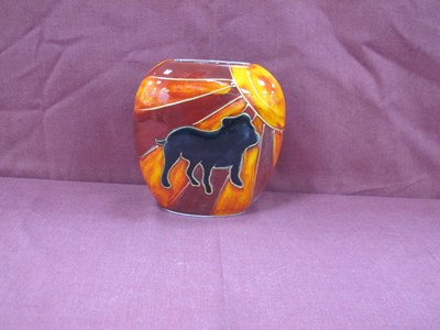 Lot 1185 - Anita Harris 'Deco Dog' (Bull Dog) Sunburst...