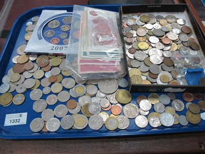 Lot 1332 - Coinage - UK and World, large quantity. 2007...