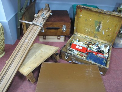 Lot 1142 - The Portland Artist's Easel. artists paint box,...