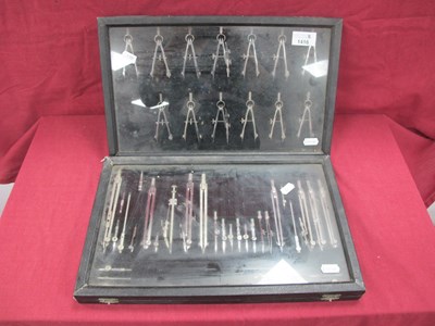 Lot 1416 - Two Cased Sets of Tech Drawing Instruments.