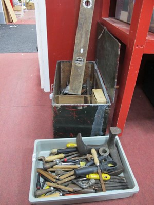 Lot 1030 - Spanners, soldering iron, chisels, cobblers...
