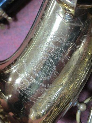 Lot 1324 - Selmer Alto Saxophone, manufactured by Henri...
