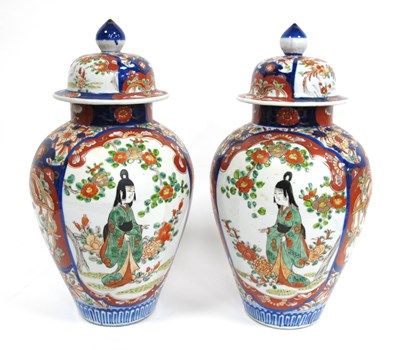 Lot 1194 - A Pair of Late XIX Century Japanese Pottery...