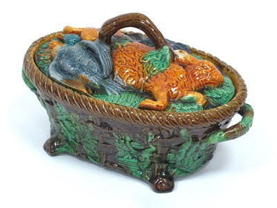 Lot 1111 - A Late XIX Century Majolica Game Pie Dish and...