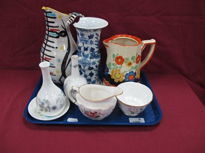 Lot 1202 - Royal Crown Derby Posies, sugar bowl and cream...