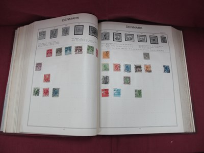 Lot 1396 - Stamps; An early World stamp collection housed...