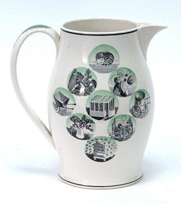 Lot 1077 - Eric Ravilious for Wedgwood Swollen Pottery...