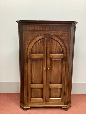 Lot 1465 - An Early XIX Century Mahogany Corner Cupboard,...