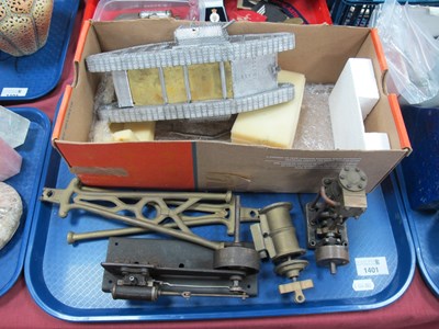 Lot 1401 - Single Piston Hand Built WWI Replica Tank, etc:...