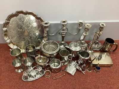 Lot 71 - A Mixed Lot of Assorted Plated Ware and...