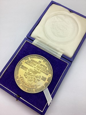 Lot 140 - A Hallmarked Silver Gilt 'The John Bull Medal'...