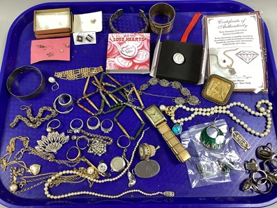 Lot 27 - A Mixed Lot of Assorted Costume Jewellery,...
