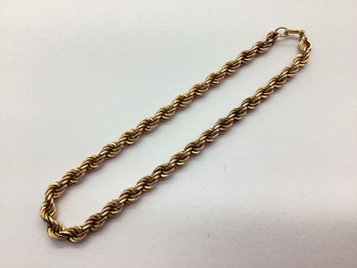 Lot 230 - A Ropetwist Chain Bracelet, (unsoldered clasp...