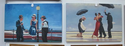 Lot 1506 - In The manner of Jack Vettriano, Smoking at...