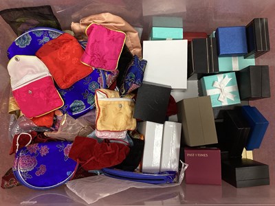 Lot 52 - A Quantity of Jewellery Pouches and Boxes :-...