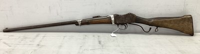 Lot 324 - Late XIX Century Martini Henry Adapted Carbine...