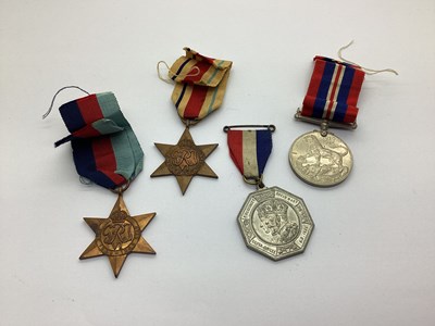 Lot 473 - WWII British Medal Group, comprising 1939-1945...