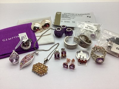 Lot 244 - A Collection of "925" TGGC Jewellery,...