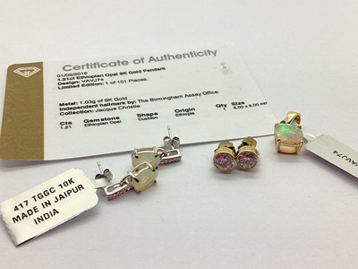 Lot 182 - The Genuine Gemstone Company; A Hallmarked 9ct...