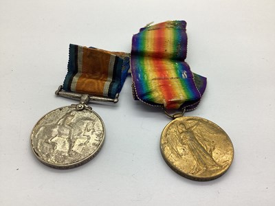 Lot 451 - WWI Duo of British Medals, comprising British...