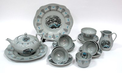 Lot 1092 - Eric Ravilious for Wedgwood Part Pottery Tea...