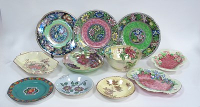 Lot 1138 - A Collection of Maling Pottery Plates, Bowls...