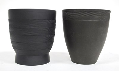 Lot 1120 - A Keith Murray for Wedgwood Black Basalt...