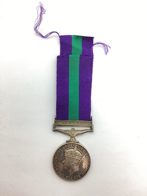 Lot 436 - British General Service Medal with Malaya...