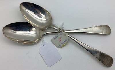 Lot 69A - A Pair of Hallmarked Silver Old English...