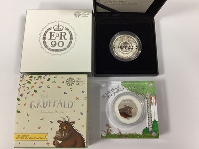 Lot 521 - Two Royal Mint Silver Proof Coins, 2016...