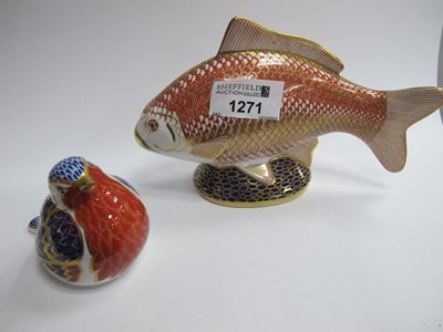 Lot 1271 - Royal Crown Derby Perch Paperweight 17.5cm...