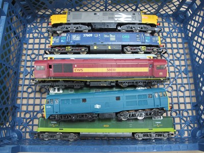 Lot 227 - Seven "OO" Gauge Outline Diesel Locomtives by...