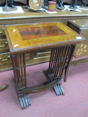 Lot 1627 - XX Century Mahogany Quartetto Nest of Tables,...