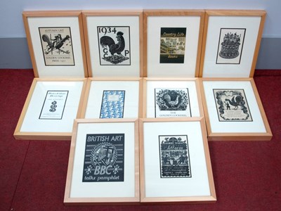 Lot 1343 - Eric Ravilious Interest; Ten Framed Eric...