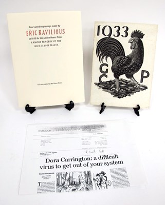 Lot 1067 - Ravilious [Eric]: Famous Tragedy of The Rich...