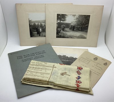 Lot 383 - Scarce Selection of WWI Era Photographs and...