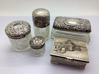 Lot 129 - A Nepalese Trinket Box, the hinged lid...