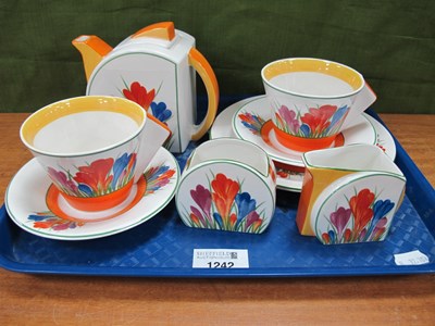 Lot 1242 - Wedgwood B.E, Clarice Cliff Tea For Two,...