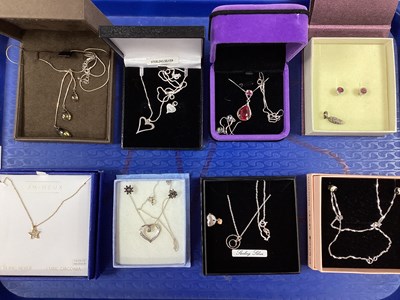 Lot 100 - A Collection of Modern Jewellery, Stamped "925"...