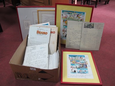 Lot 1005 - The Beano, correspondence between Ewan Kerr...