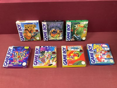 Lot 665 - Seven Nintendo Game Boy Games Cartridges...