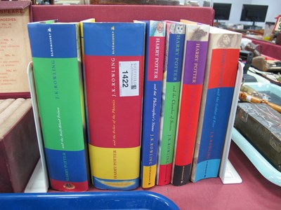 Lot 1422 - J.K. Rowling, Harry Potter First Edition Books...