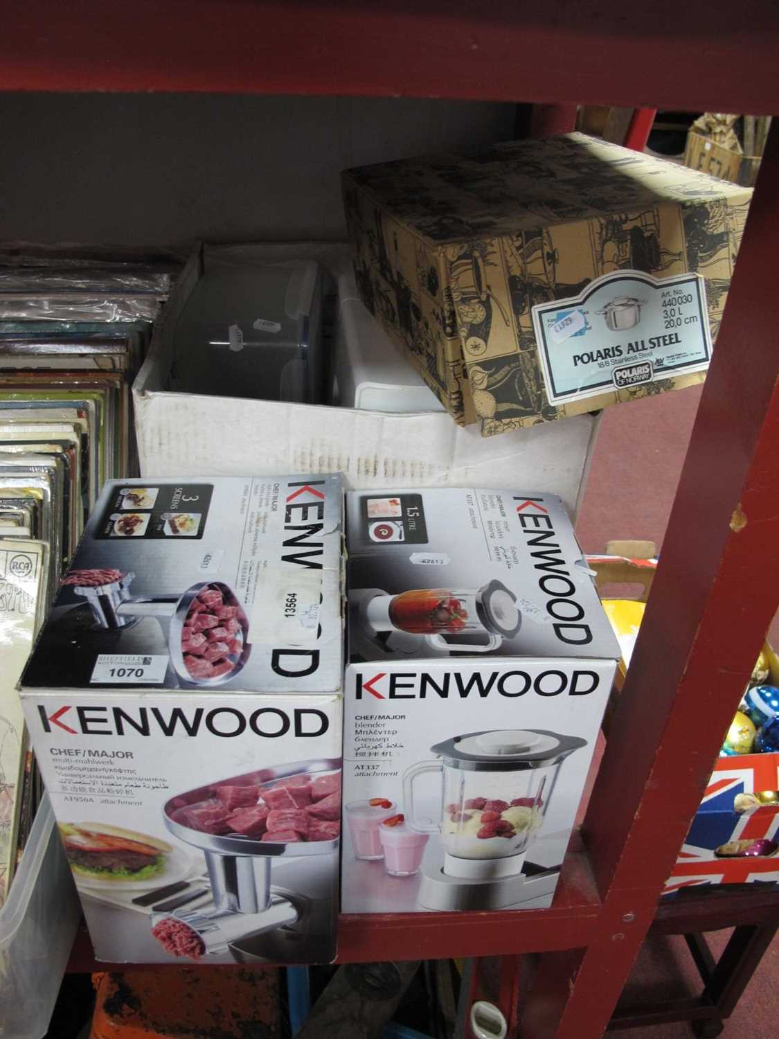 Lot 1070 - Kenwood Mixer, blender, food grinder,...