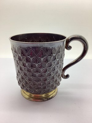 Lot 120 - A Victorian Hallmarked Silver Mug, Edward Ker...