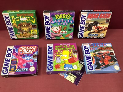 Lot 663 - Six Nintendo Game Boy Games Cartridges...