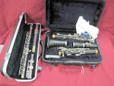 Lot 1358 - Blessing Clarinet, and an Odyssey OFL100 Flute.