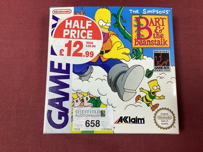 Lot 658 - The Simpson's Bart & The Beanstalk Nintendo...