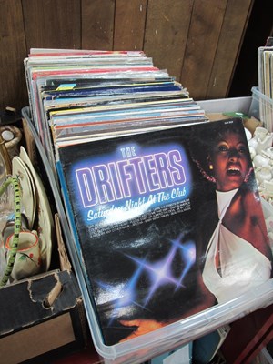 Lot 1062 - Over 100 LPs, artists include Drifters, Brook...