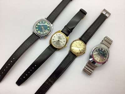 Lot 156 - Retro Gent's Wristwatches, Lectro and Original,...