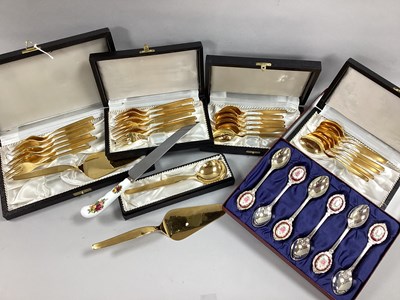 Lot 62 - Grah & Deppmeyer Stainless Steel Gold Plated...